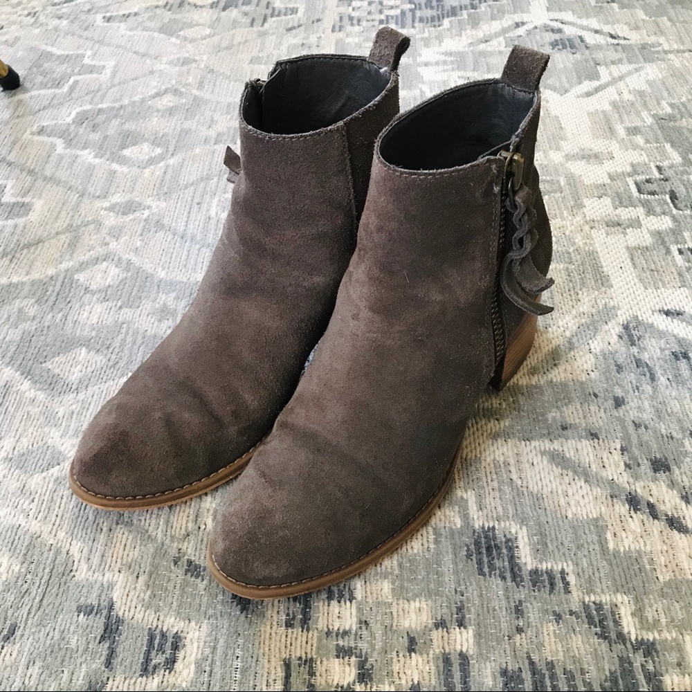 Dark grey BP Nordstrom booties
